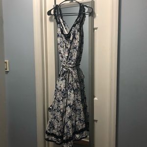 Eshakti off the shoulder midi dress (floral)